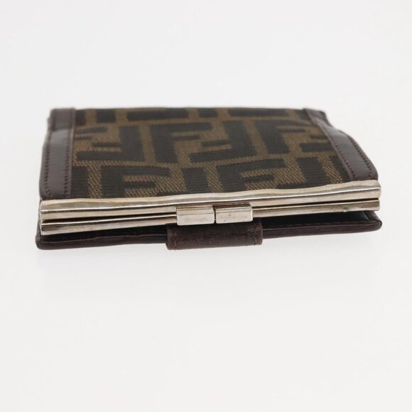 小物 FENDI Zucca Bifold Wallet Fendi Pre-Owned 1990-2000 Zucca Wallet | Brown | FARFETCH